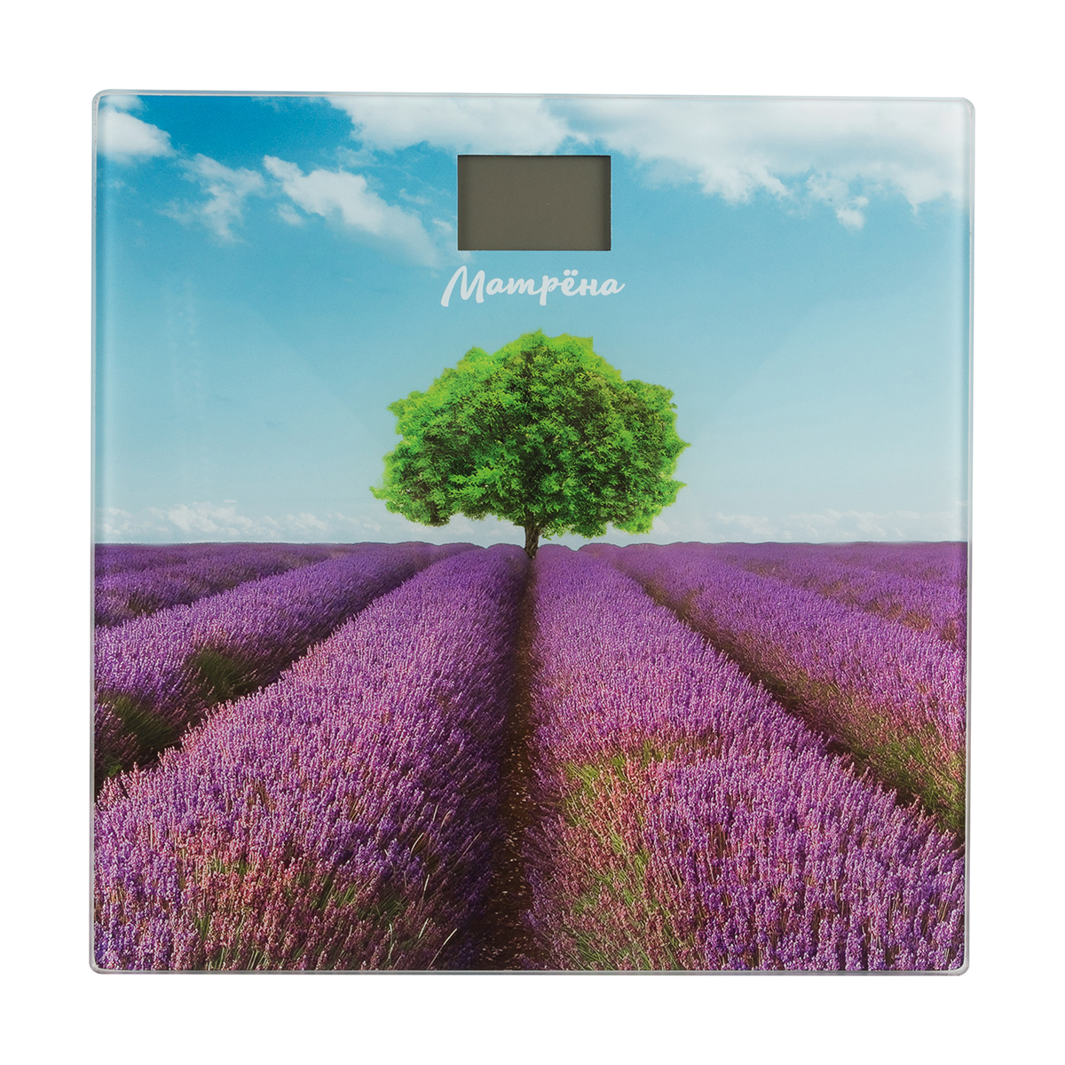 Весы напольные электронные "матрёна" ма-090 (лаванда) (1/8)