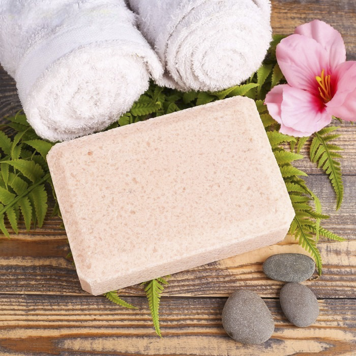 Брикет соляной для бани и сауны из крымской розовой соли 1,35 кг "добропаровъ" 3519604