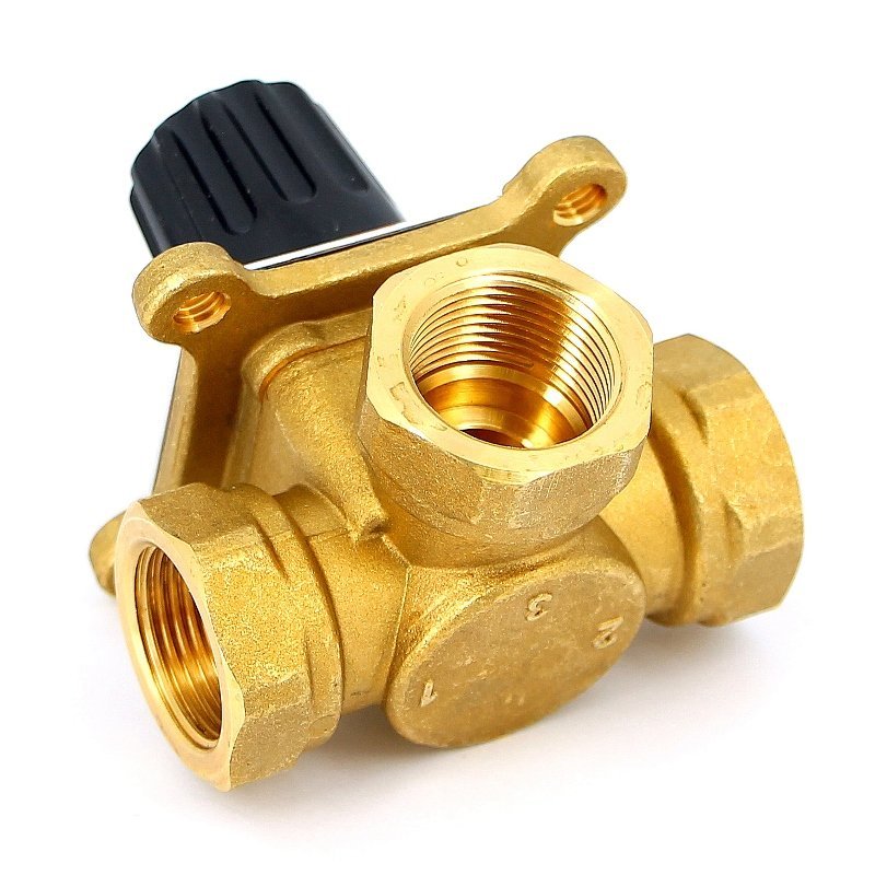 Клапан трехходовой смесительный 3/4" (ВР) Kvs 6 UNI-FITT