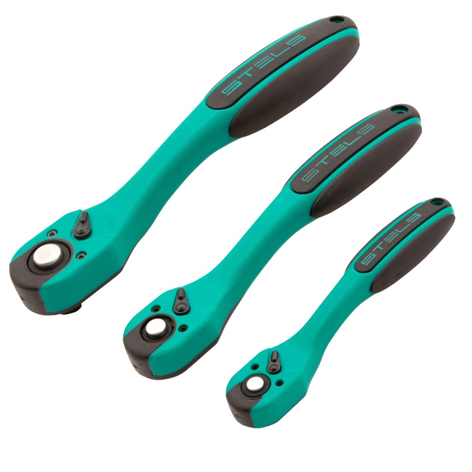 Набор инструмента, 1/4, 3/8, 1/2, Cr-V, S2, усиленный кейс, 216 предметов Stels (14115)