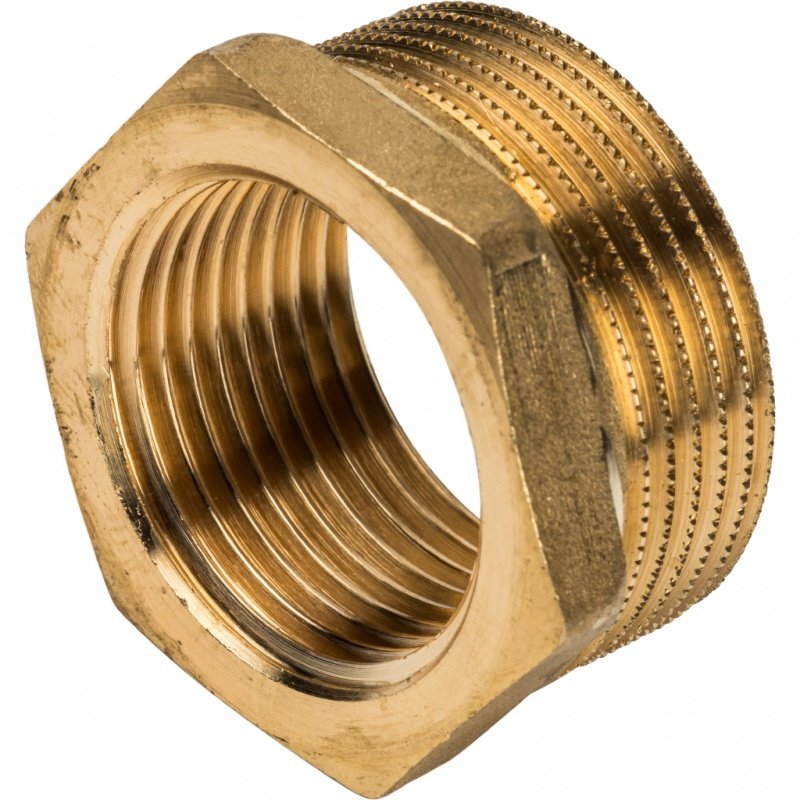Футорка редукционная НВ 1"1/4 x 1" латунь STOUT