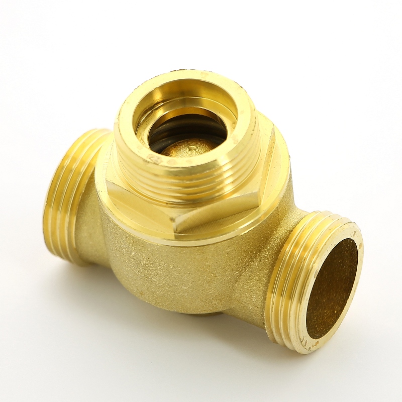 Клапан В термостатический 60˚С 1" НР UNI-FITT для котлов боковое смешение Kvs 6,5