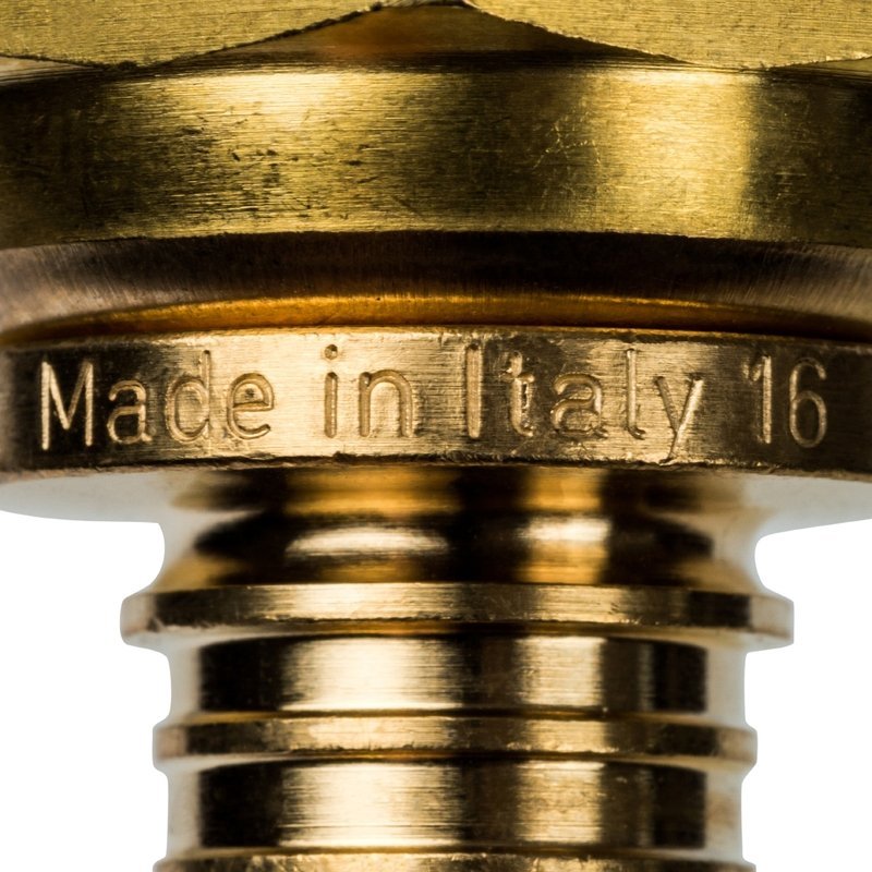 Муфта с накидной гайкой 16 x 1/2" аксиальная для труб PE-X STOUT