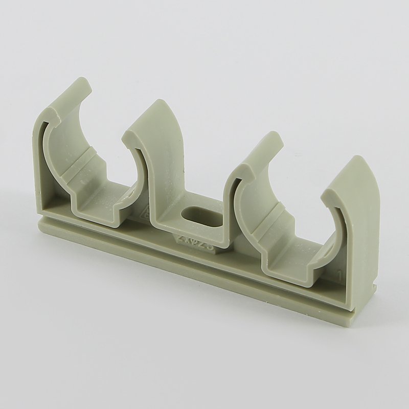 Крепеж настенный двойной 25 мм полипропилен PP-R FV-PLAST серый (20025P)