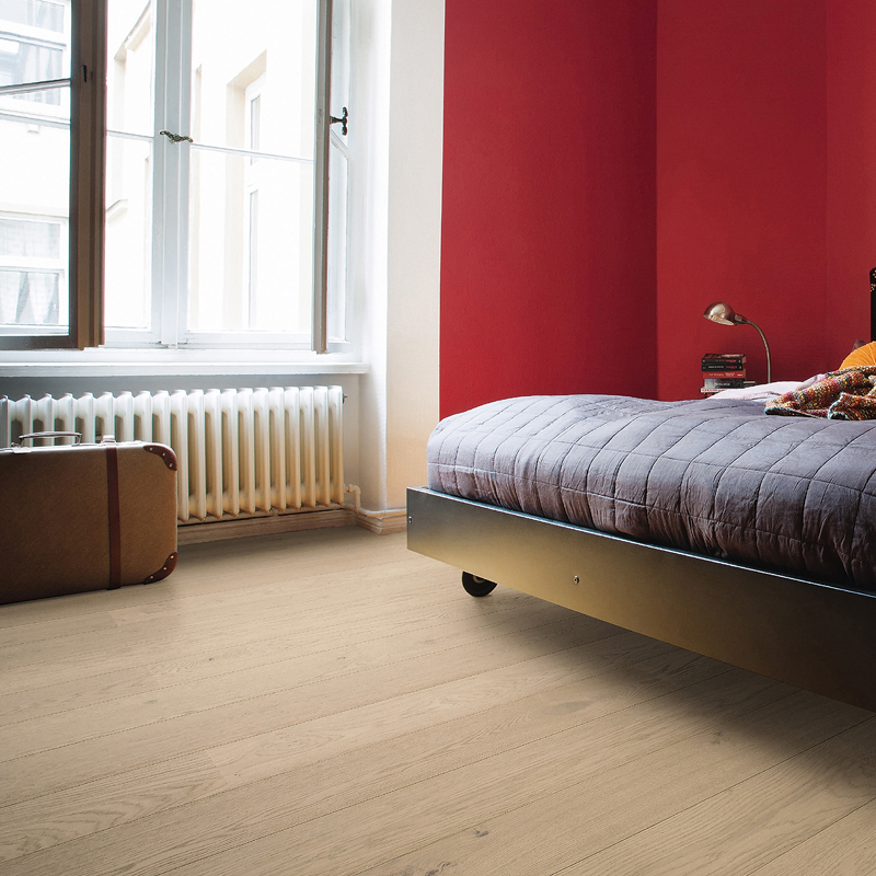 Паркетная доска Haro Series 4000 (5G) 535538 Дуб Кремово-белый Маркант брашированный однополосный 4V2200 x 180 x 13.5мм