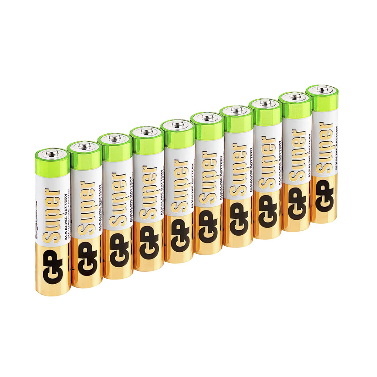 Батарейка gp super 24a-2crb10  тип ааа (10 шт. в слюде) (1/10/80)