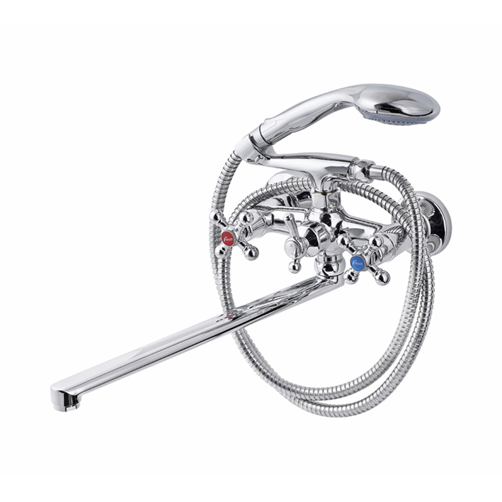 Смеситель для ванн fz 421-a54 длинный излив (1/10) "fauzt"