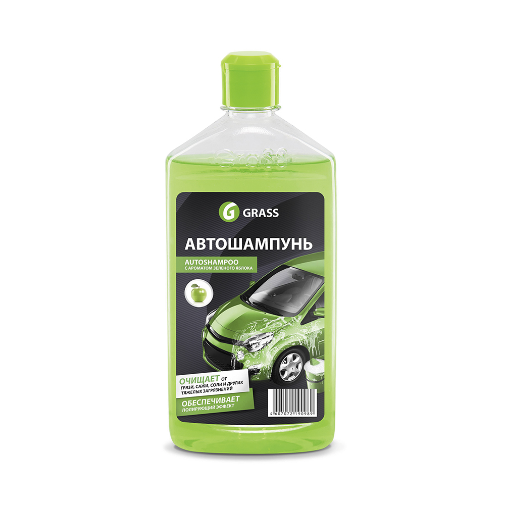 Автошампунь "universal" (яблоко) 0,5 л (1/15) "grass"