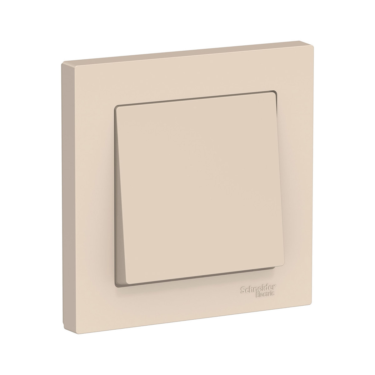 Выключатель "atlasdesign" 1 кл. 10а, бежевый (1/15/90) "schneider"