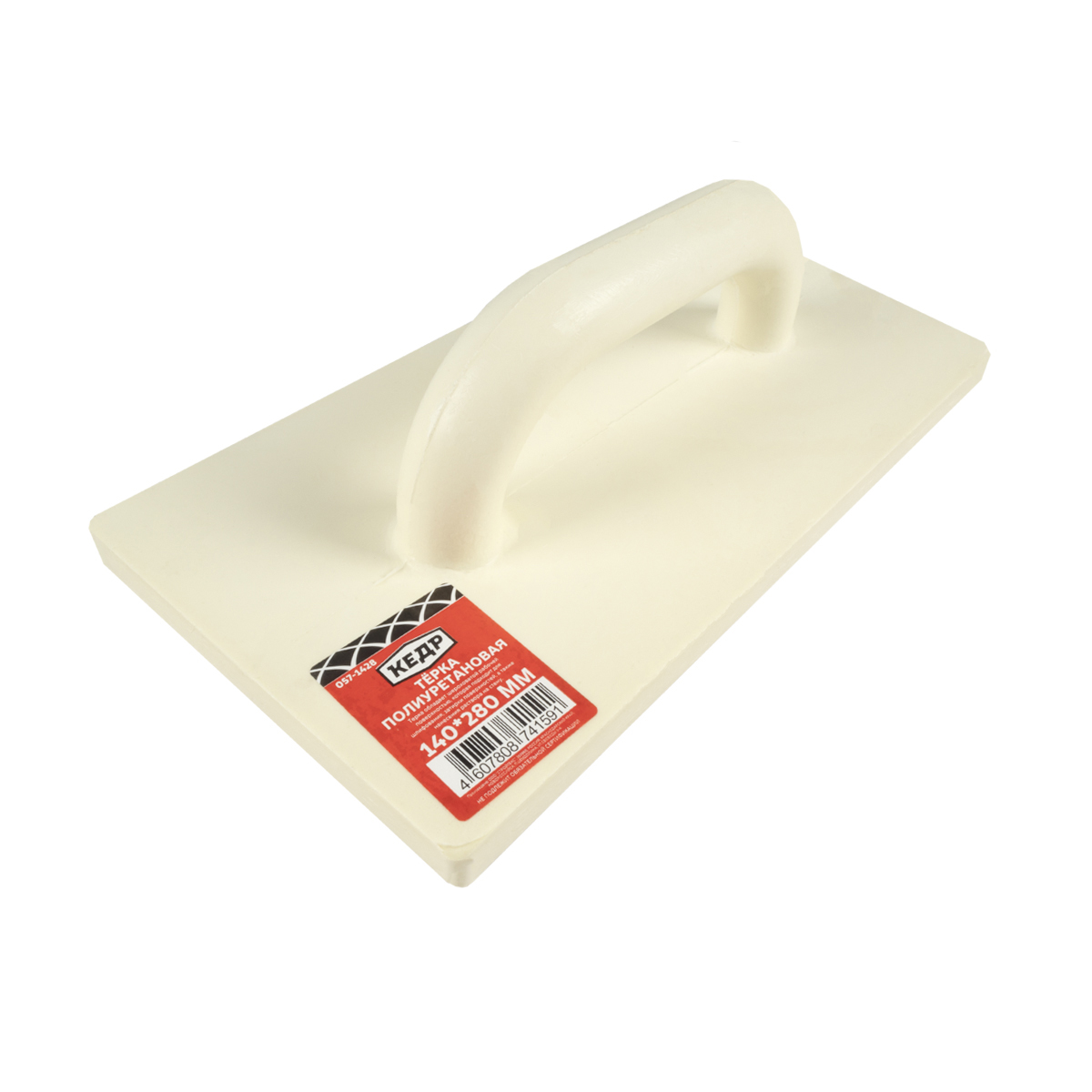 Терка полиуретан. 140 х 280 мм (1/50) "кедр"  057-1428