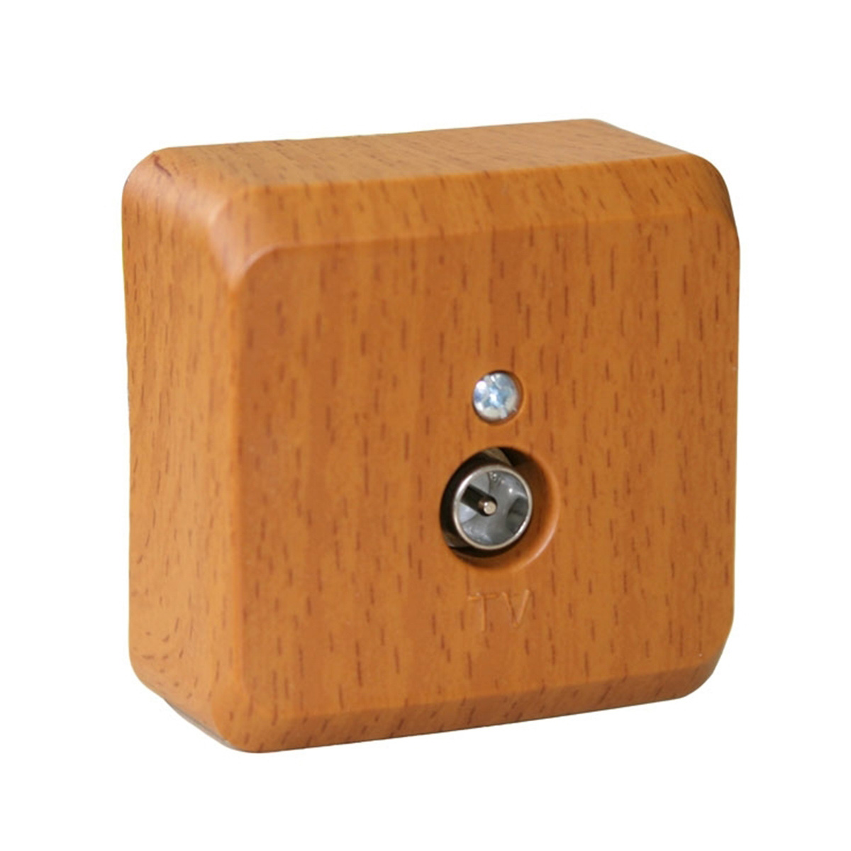 Розетка телевизионная открыт. уст. "этюд" коннектор, бук (1/25/200) "schneider"