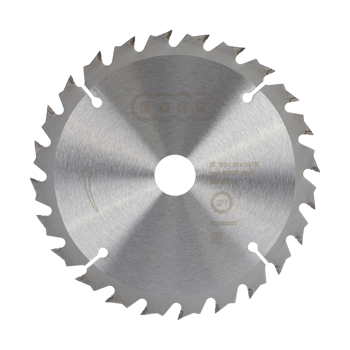 Диск пильный по дереву 150 х 20/16 мм, 24 зуба (1/100) "edge by patriot" 810010002