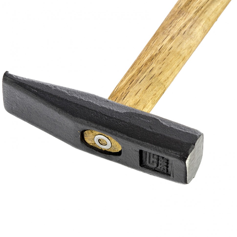 Молоток слесарный 200 г, квадратный боек, деревянная рукоятка Сибртех (10211)