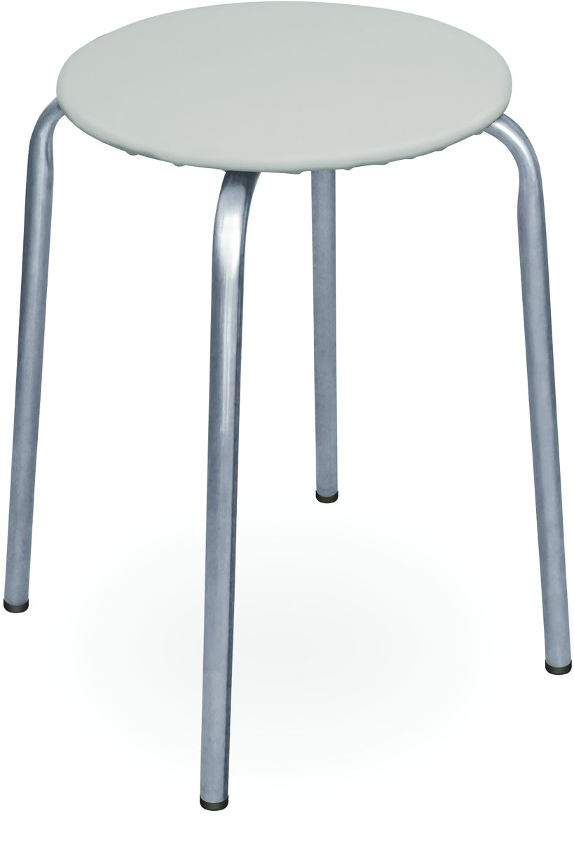 Табурет "эконом 2" круглое сиденье d=32 см (1/10) серый тэ2/с" ника"