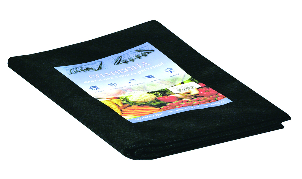 Укрывной материал суф 60 черный 1,6 х 5 м (1/10)