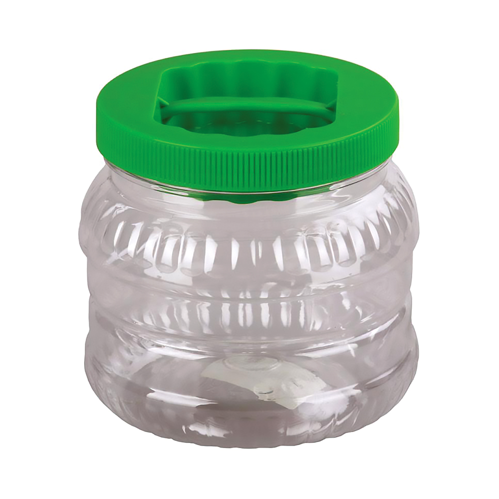 Банка пэт универс. 1 л  с крышкой (1/12) "альтернатива" м468