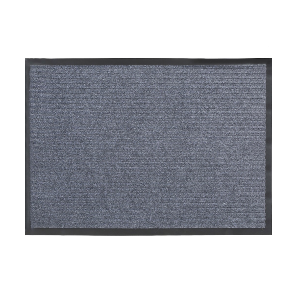 Коврик влаговпитывающий "ребристый"  60* 90 см (серый) (1/10) "sunstep" 35-051