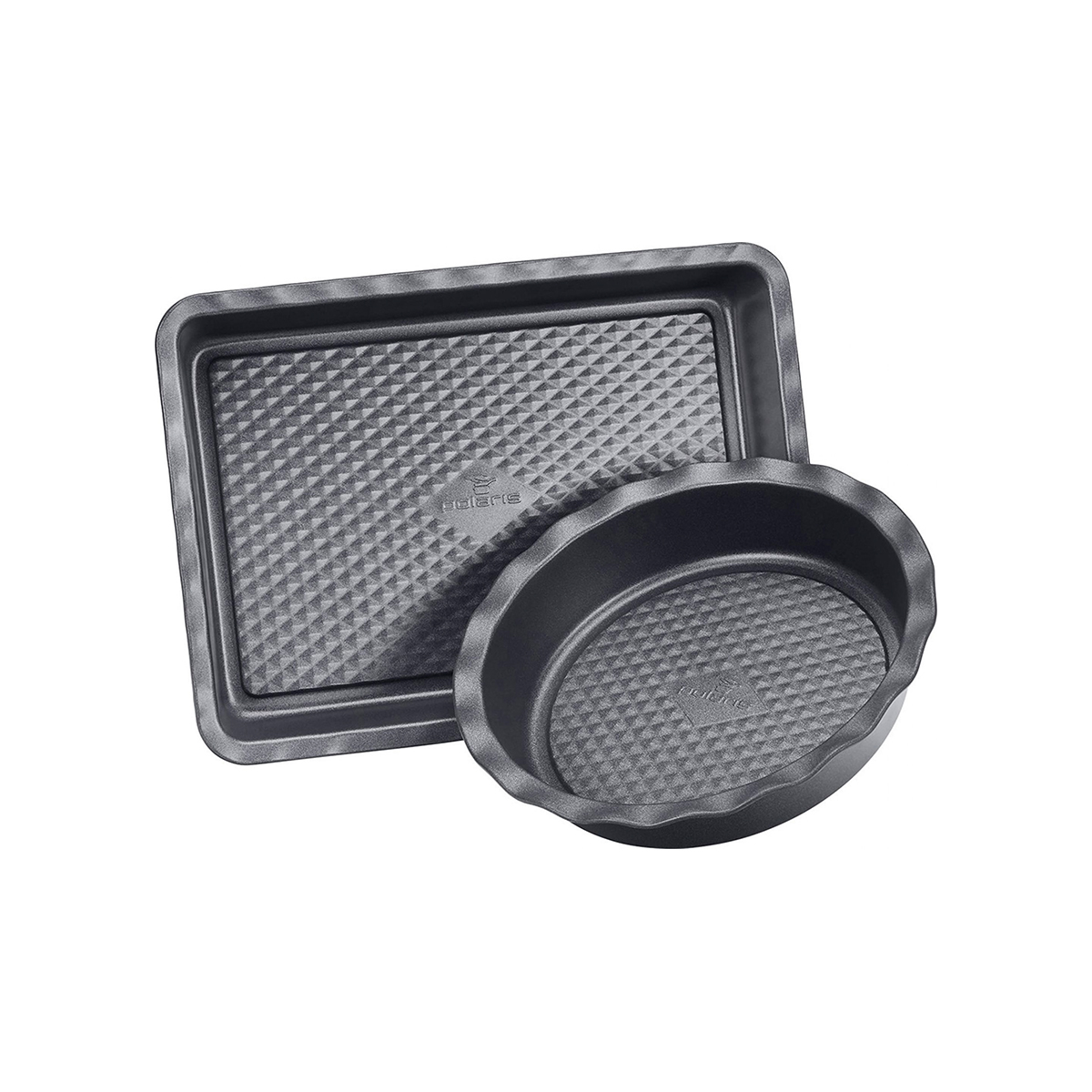 Формы для выпечки антипригарн. "kontur-3323set" набор 2 шт. (33*23 см, d-23 см) (1/12) "polaris"