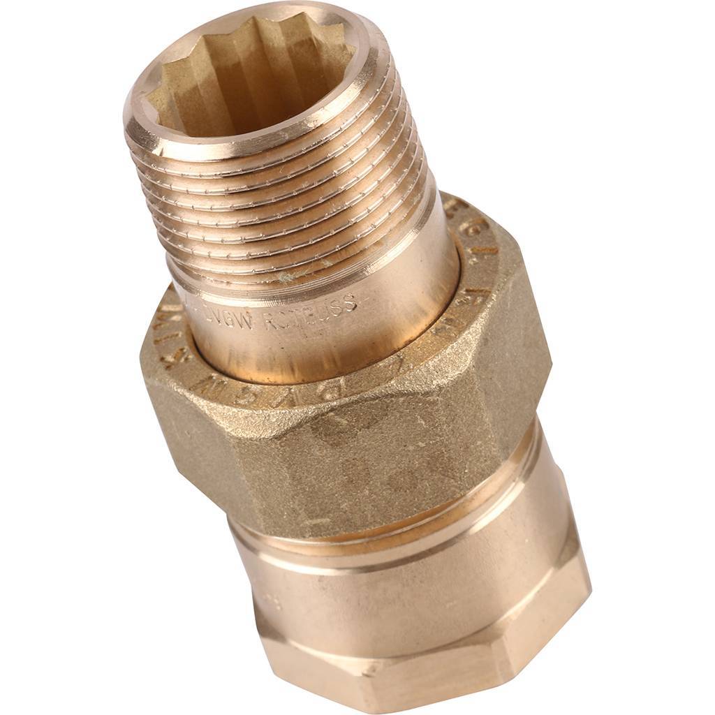 Американка резьбовая ВН 3/4" с плоским уплотнением бронза VIEGA (271367)