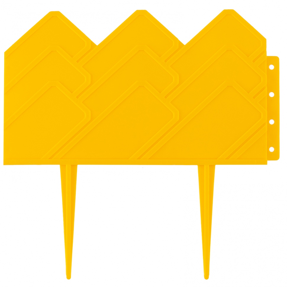 Бордюр "Кантри", 14 х 310 см, желтый, Palisad (65055)