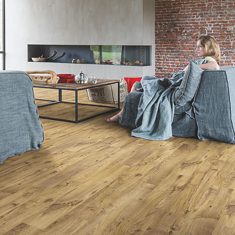 ПВХ-плитка Quick-Step QS Alpha Vinyl Small Planks AVSP 40029 Каштан винтажный натуральный