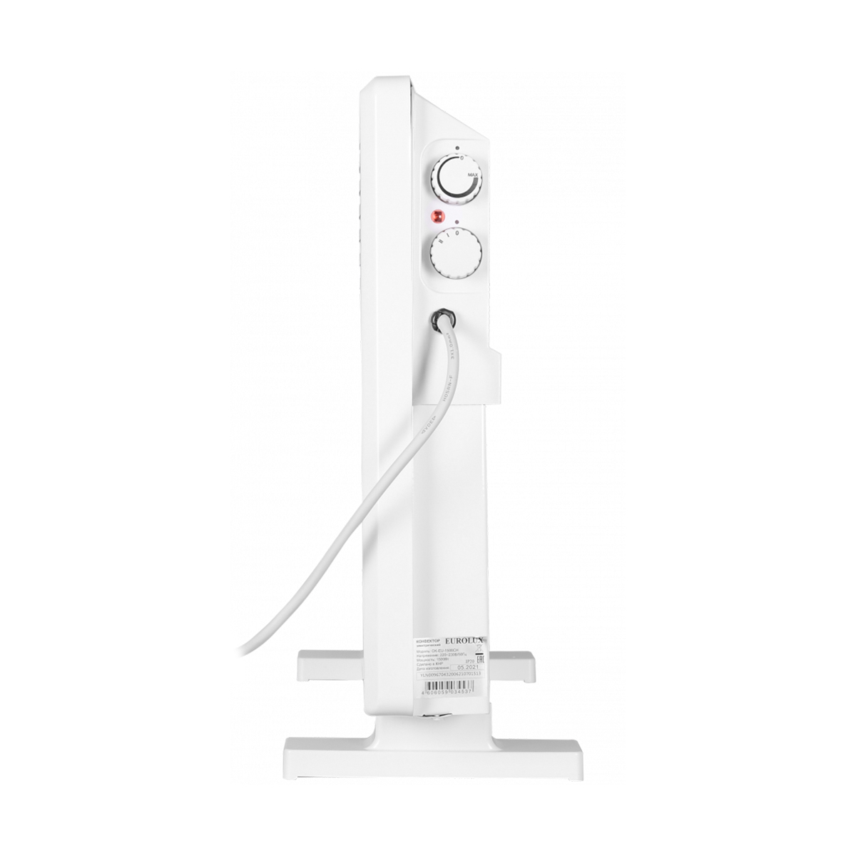 Конвектор электрич. ок-eu-1500ch 1,5 квт "eurolux"