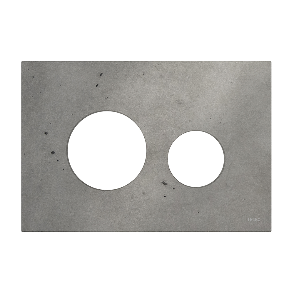 Бетонная лицевая панель смыва TECEloop modular бетон для инсталляции унитаза 150 x 220 x 11 мм