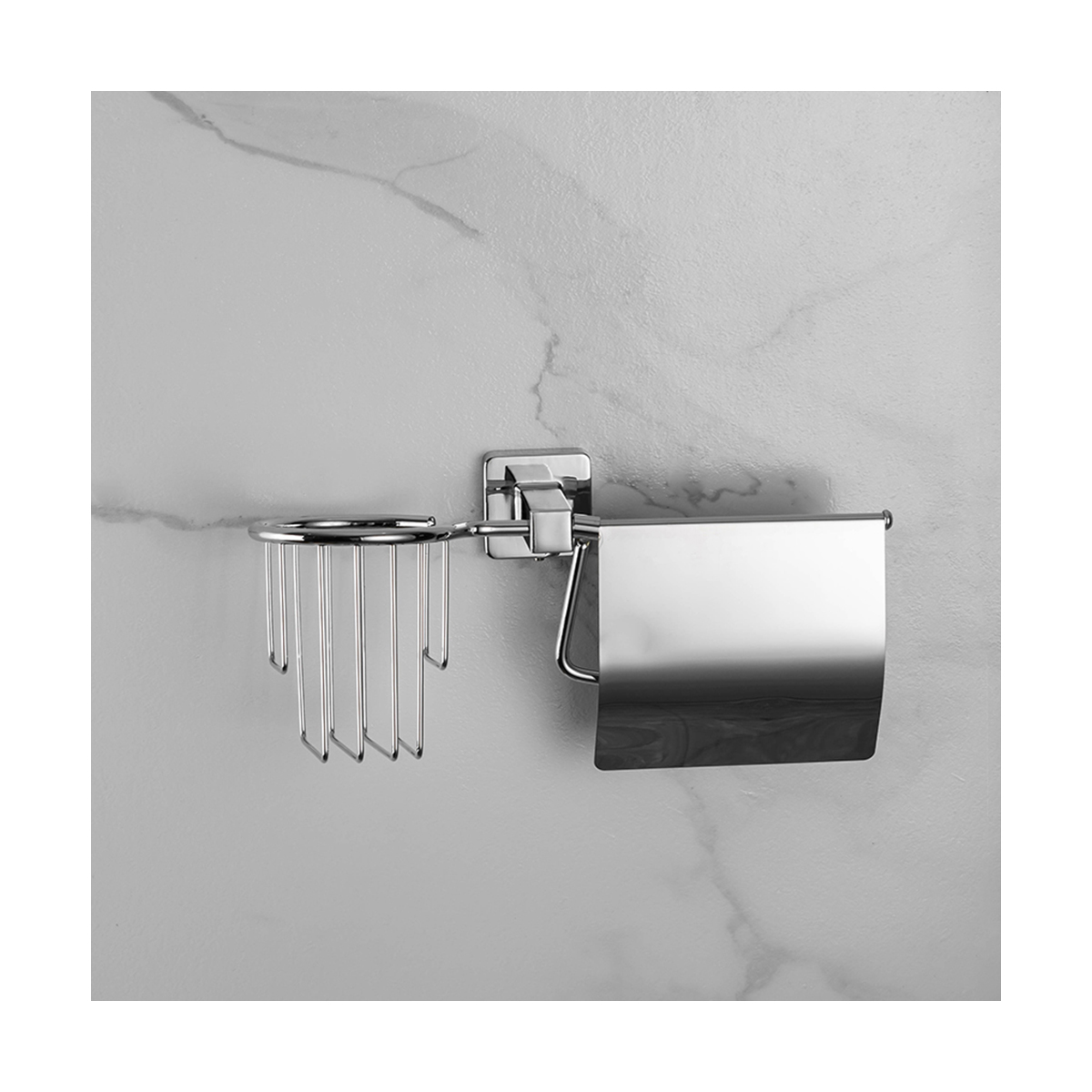Держатель для туал. бумаги и освежителя воздуха r15003-1, хром (1/20/60) "frud"