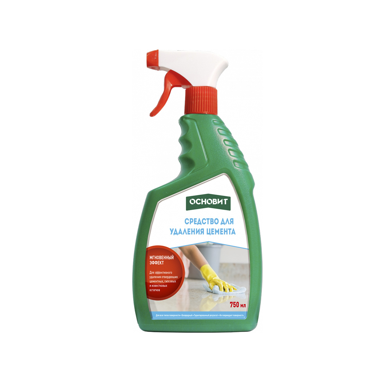 Очиститель после ремонта "сэйфскрин sgl1" 0,75 л для удаления остатков цемента (1/12) основит