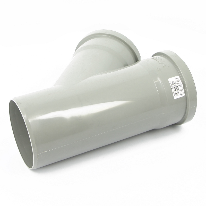 Тройник канализационный 110 х 110 (45°) двухраструбный OSTENDORF