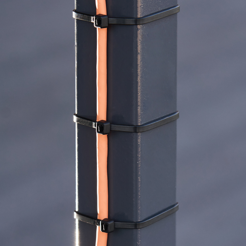 Хомуты нейлон 3,6 х 300 мм (набор 500 шт.), черные (1/20) "rexant" 07-0301-05