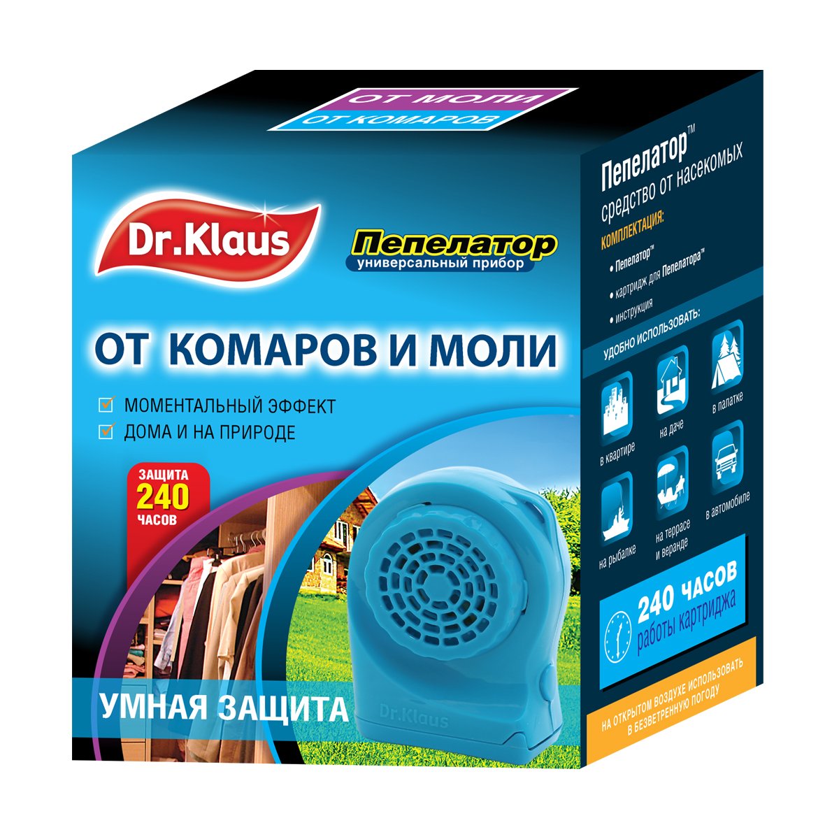 Средство от комаров и моли "dr. klaus" (пепелатор) (1/16)