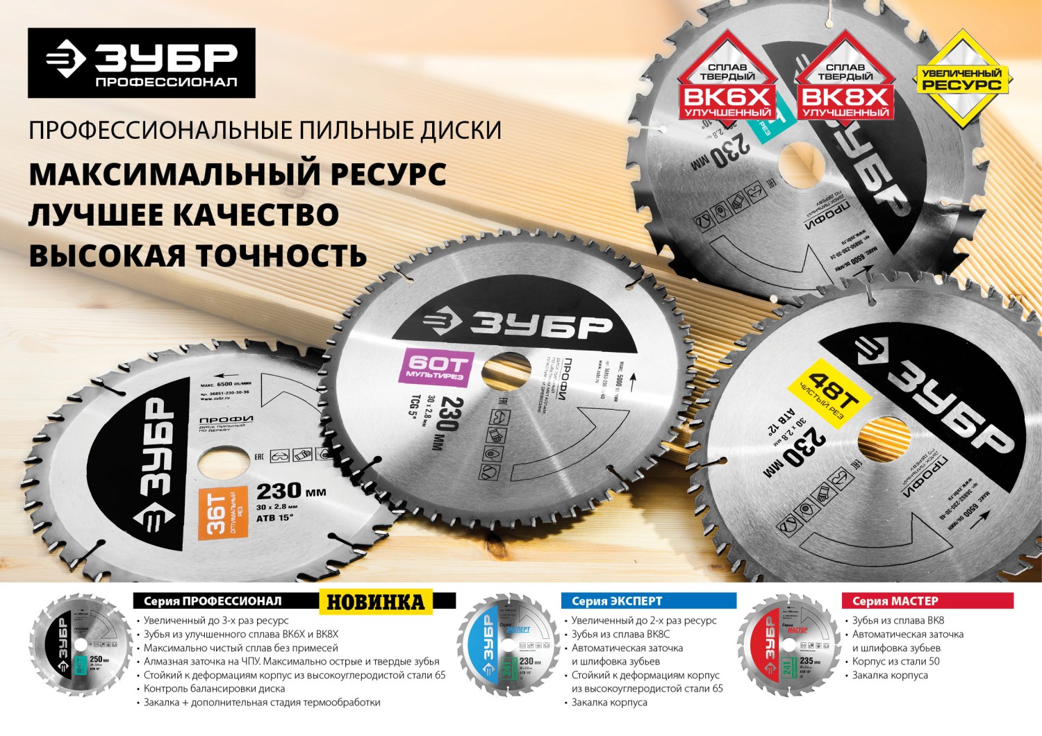 ЗУБР Мультирез 180х30мм 60Т, диск пильный по алюминию