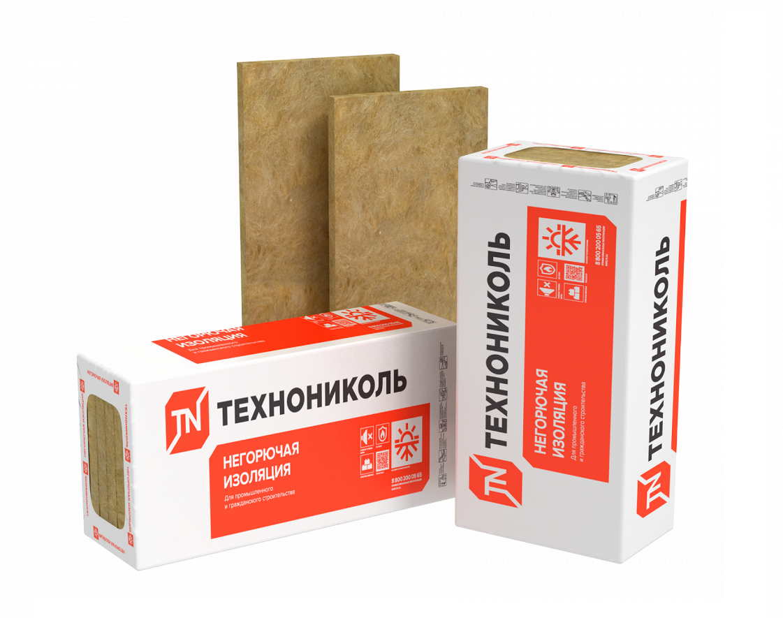 Утеплитель Техновент ЭКСТРА П70 1200х600х50 мм (уп/6 плит, 4,32м2, 0,216м3)