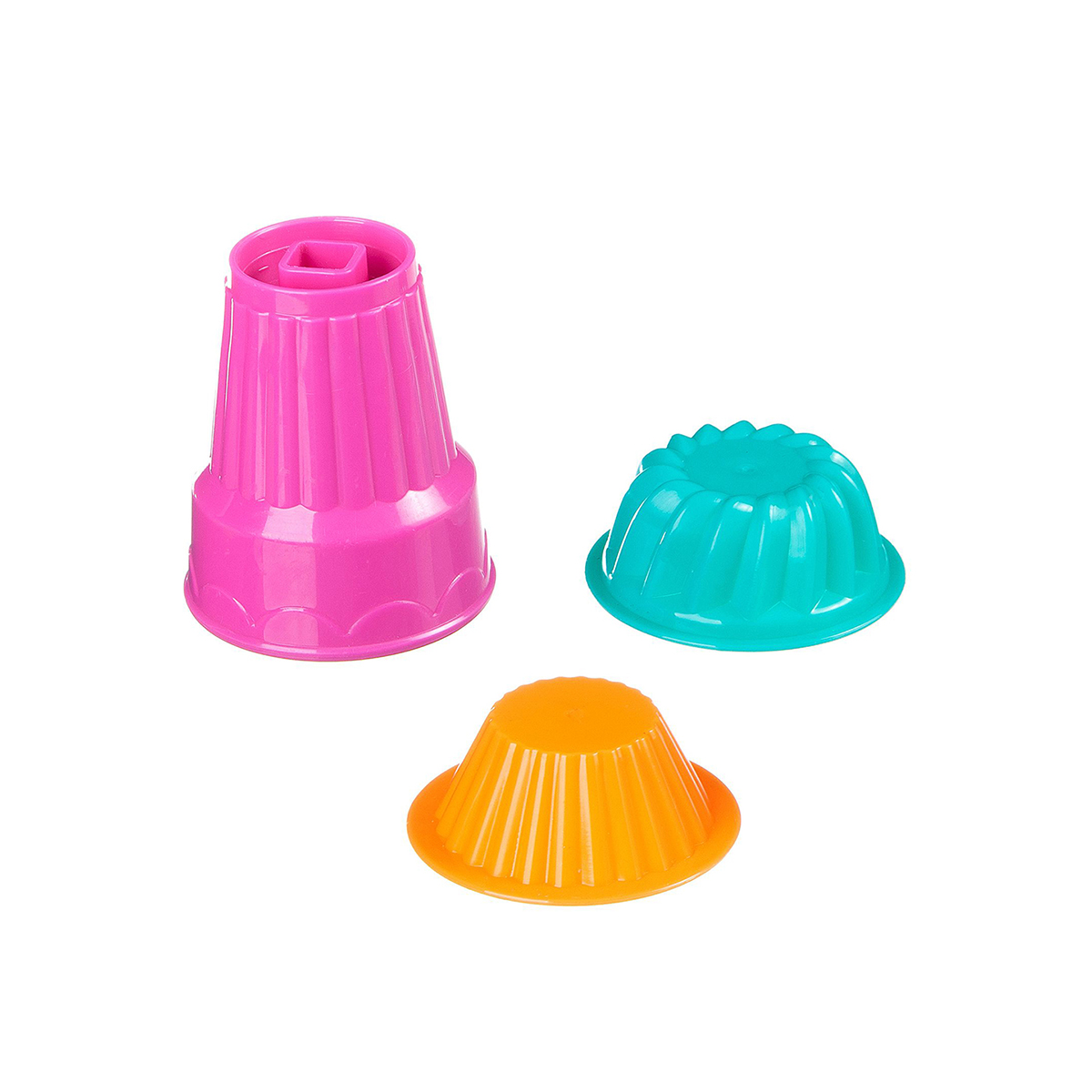 Набор игровой "марсианский песок" желтый 150 г (3 формочки "горшочки") "bondibon" вв2285