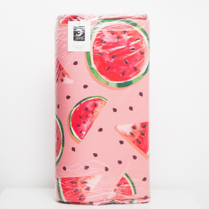 Подушка на уличное кресло "арбузы" 50*100 см (1/6) "этель" 4264658