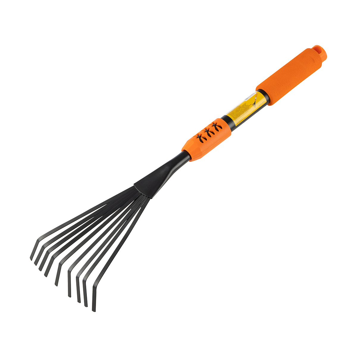 Грабли (мини) веерные 9 зубов, поролон. ручка (1/24) "park" hg3550-l