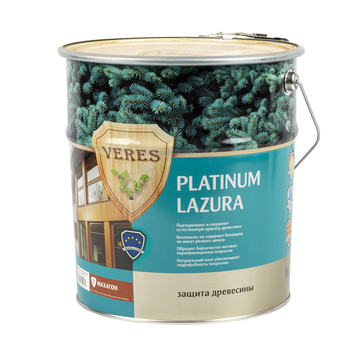 Верес платинум № 7 махагон 10 л (1) "veres"