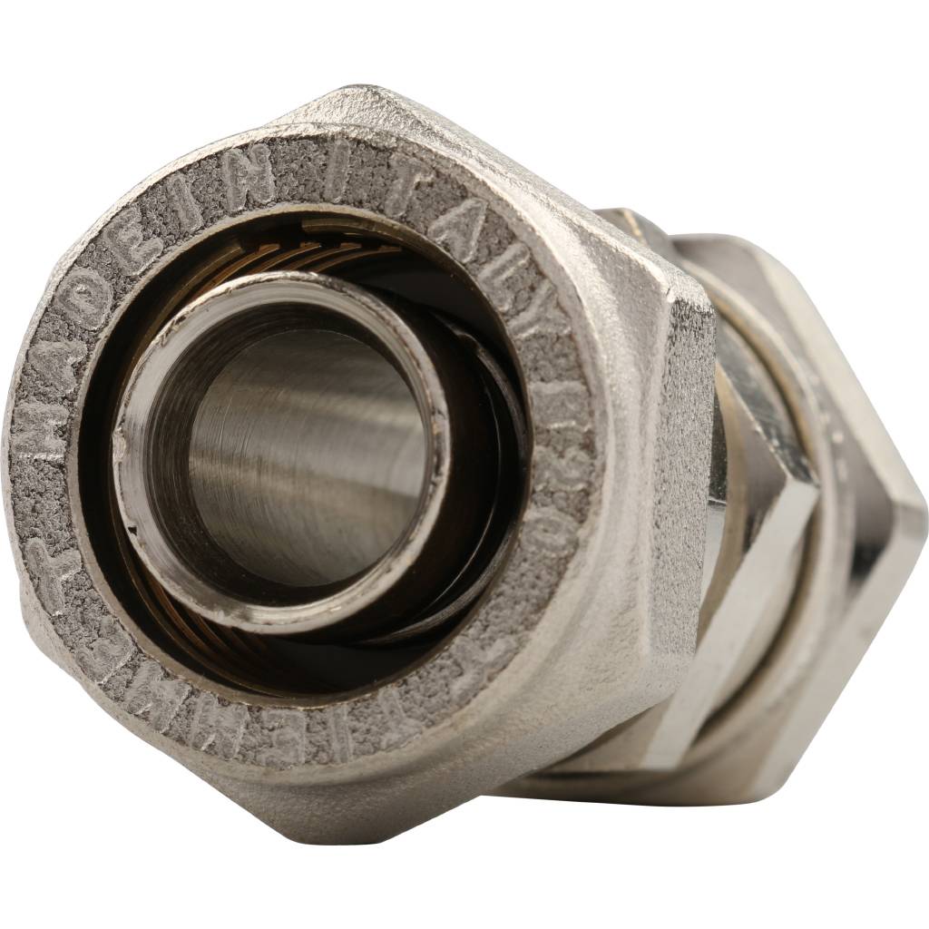 Муфта 20 х 20 под обжим TIEMME для металлопластиковых труб