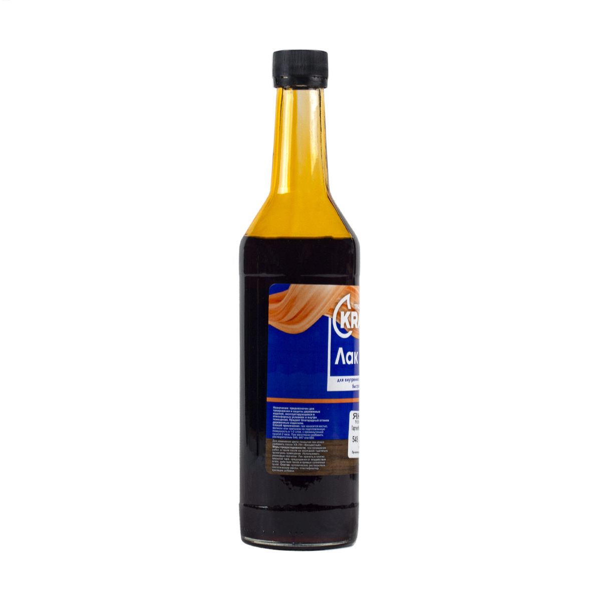 Лак хв-784 янтарь 0,5 л (12) "krafor"