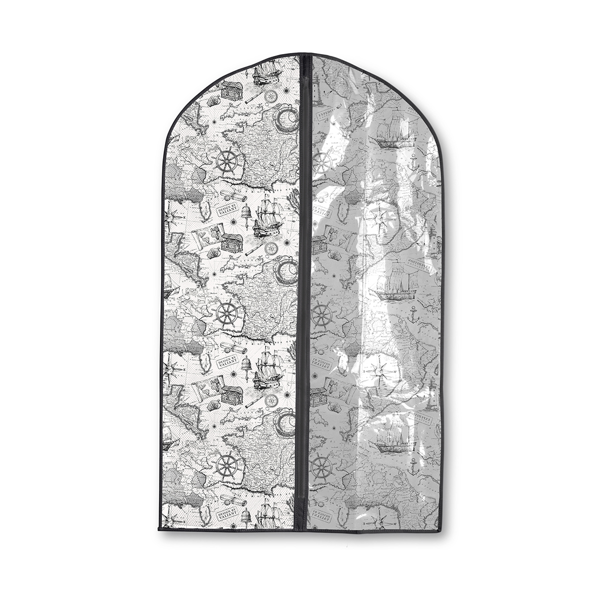 Чехол для одежды "expedition" 60*100 см с прозрачной вставкой (1/36) "valiant" ex-cw-100