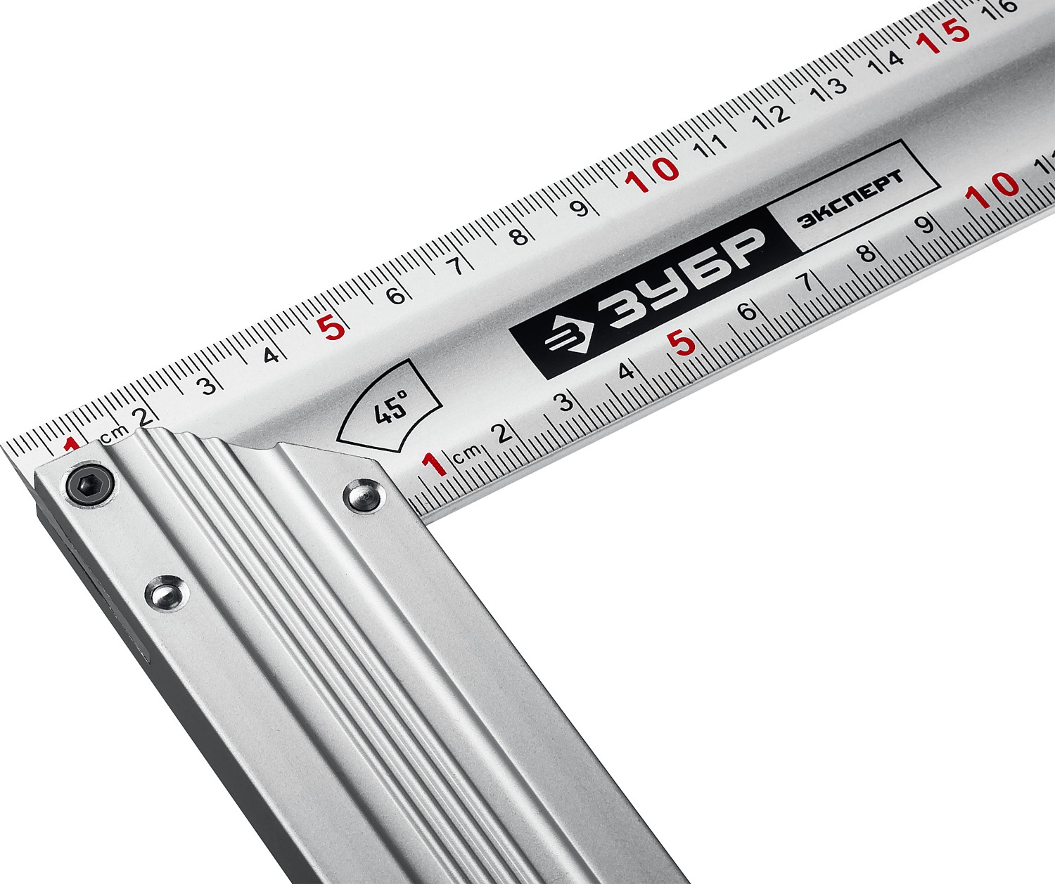 ЗУБР 400 мм, жесткий столярный угольник, Профессионал (34392-40)