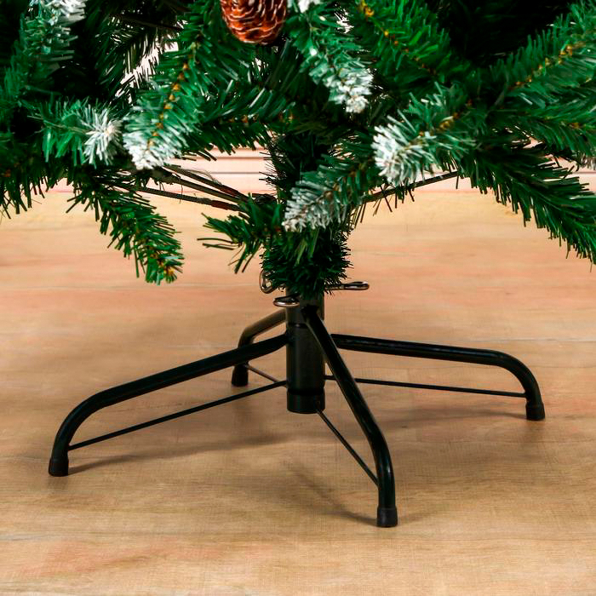 Ель декор. "шик" 180 см, 824 ветки (зеленая с инеем) "зимнее волшебство" 185422