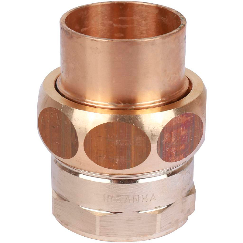 Американка (сгон) 54x2" ВР самоуплотняющаяся под пайку SANHA бронзовый 14340542