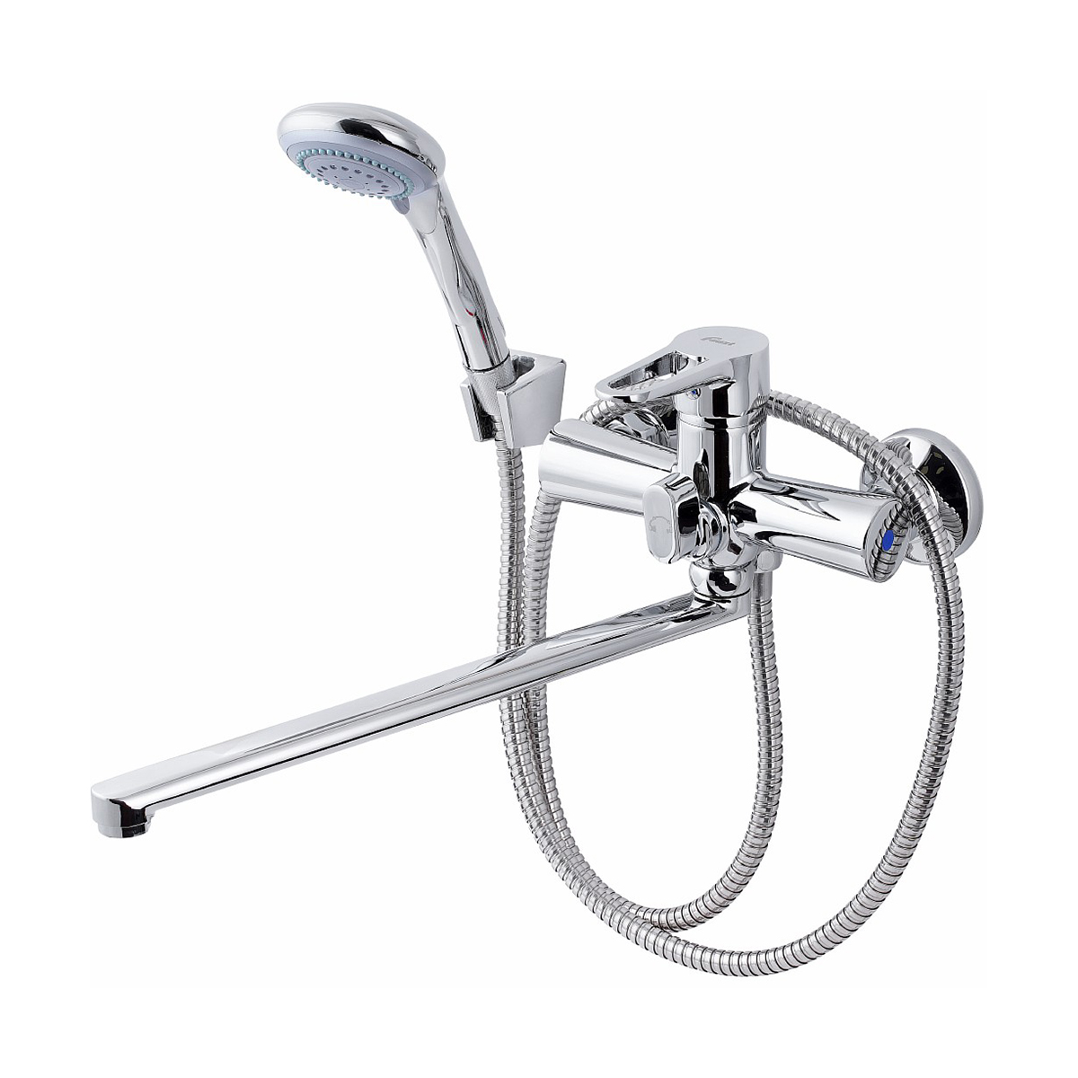 Смеситель для ванн fzs-240-b100 длинный излив (1/10) "fauzt"