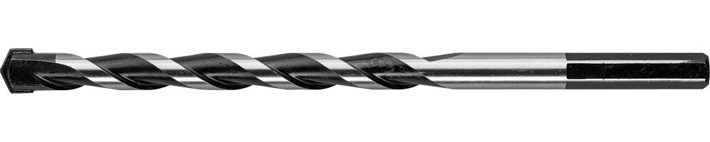ЗУБР СУПЕР-6 8 x 150 мм сверло по бетону с шестигранным хвостовиком ПРОФЕССИОНАЛ