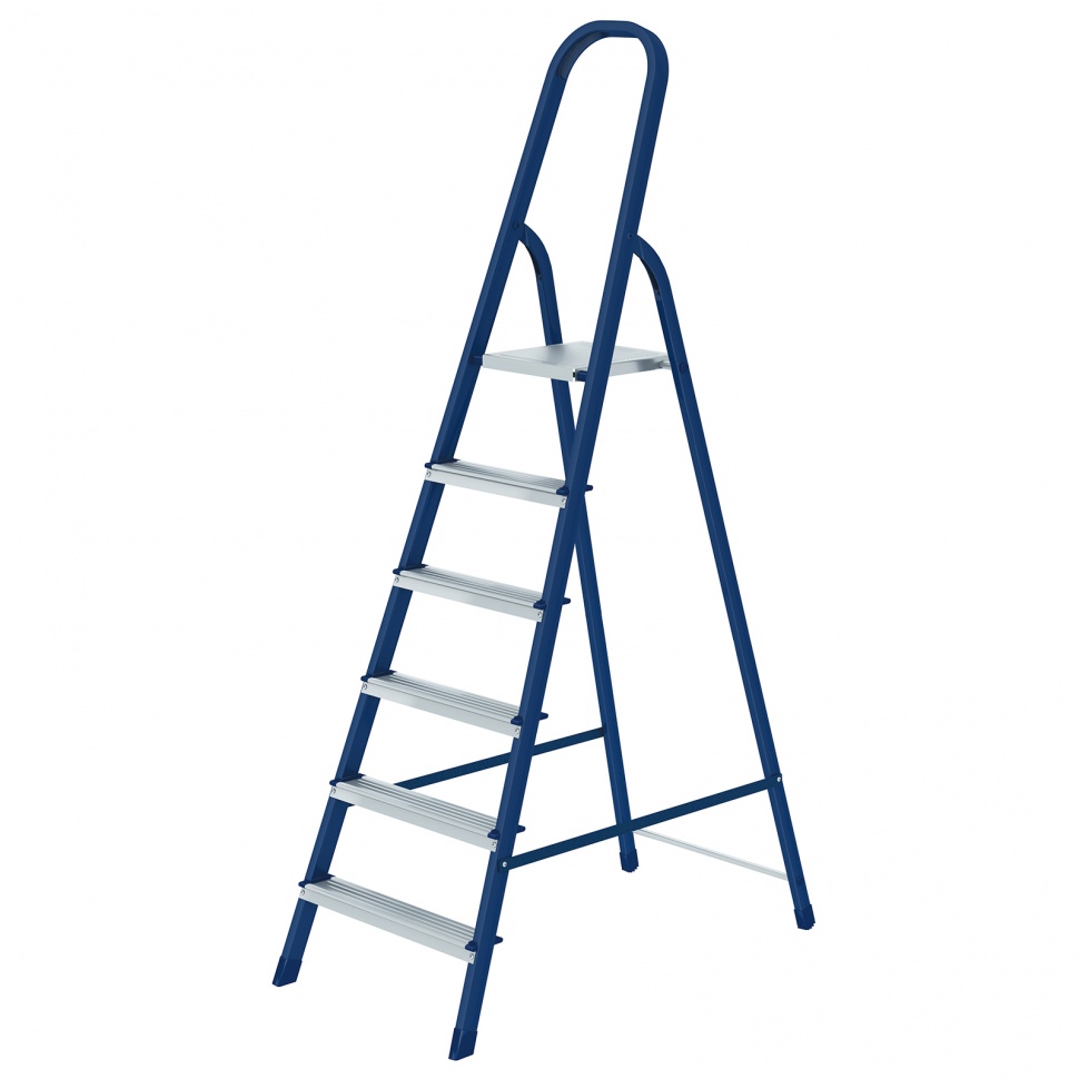 Стремянка, 6 ступеней, стальная, Сибртех (97846)