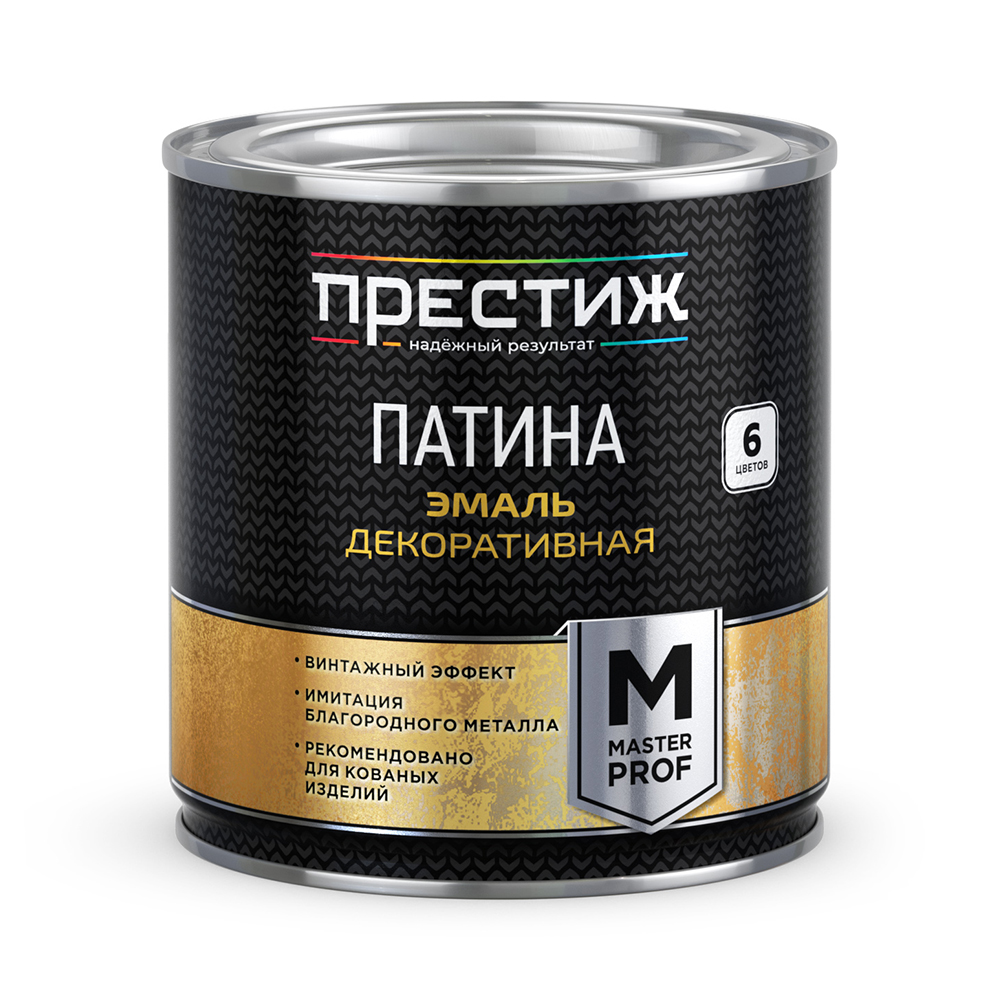 Эмаль декоративная патина медь 0,2 л (1/12) "престиж"