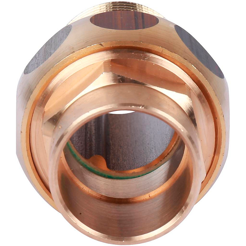 Американка (сгон) 22x3/4" НР с плоской прокладкой под пайку бронзовая SANHA 143312234