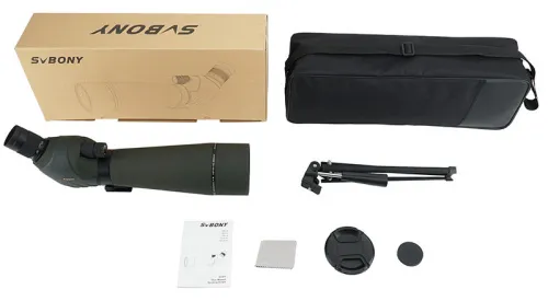 Зрительная труба SVBONY SV411 20–60x80 WP со штативом